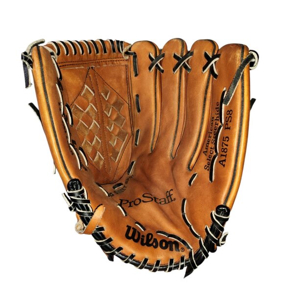 Wilson ProStaff A1875 PS8 Baseball Glove 14" Right Hander Throw Brown Leather - Picture 1 of 7